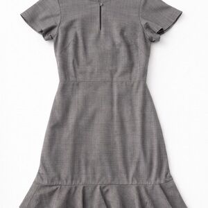 Banana Republic Gray Midi Dress